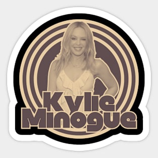 Kylie minogue 1990s vintage Sticker